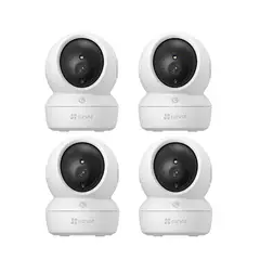 EZVIZ - Kit 4 Cámaras Vigilancia H6C PRO 2MP Audio Bidireccional Botónllamada
