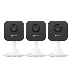 EZVIZ - Kit3 Cámaras Vigilancia H1C 1080P Visión108 Audio Bidireccional Alarma