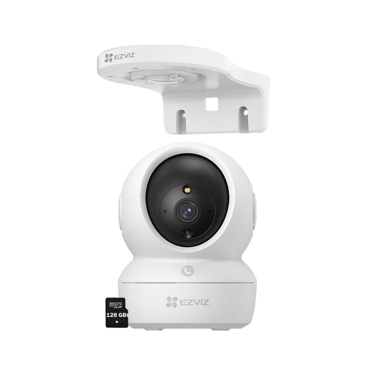 Cámara H6C PRO 5MP 3K Audio Doblevía Botón llamada Montaje Pared 128GB