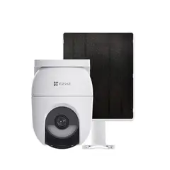 EZVIZ - Cámara CB8 LITE 4MP Audio Bidireccional Sirena Batería Panel Solar