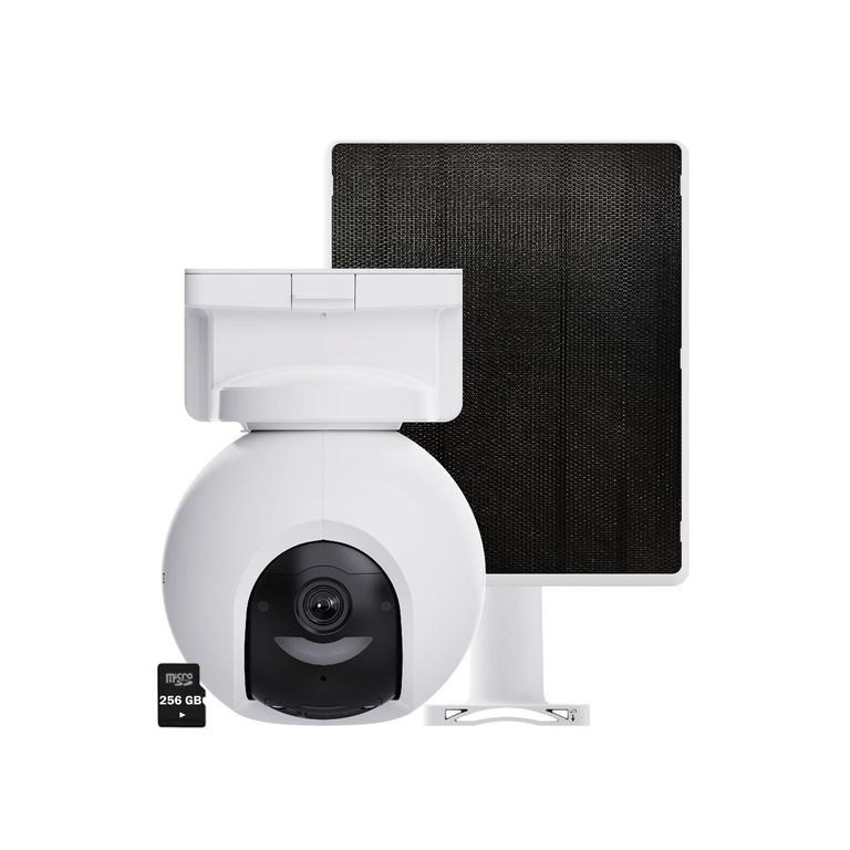Cámara CB8 PRO 4K Audio 2vías Noche Color Batería Panel 256GB