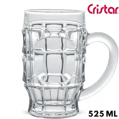 CRISTAR - Set de 6 Vasos De Cerveza Hamburgo 525 ML-