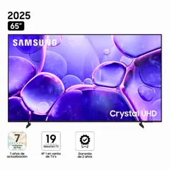 SAMSUNG - Televisor Crystal UHD 65" UN65U8000FGXPE Smart TV (2025)