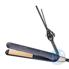 REMINGTON - Combo Alisadora Sapphire Luxe S5805 y Rizador Kemei de 9mm