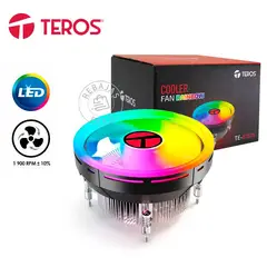 TEROS - Cooler TE-8161N Intel 90W LED Multicolor Fan 124x124x73 cm