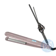 REMINGTON - Combo Alisadora Wet2Straight S27A y Rizador Kemei de 9mm