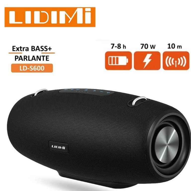 Parlante 70W LD-S600 negro Bluetooth usb