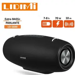 LIDIMI - Parlante 70W LD-S600 negro Bluetooth usb