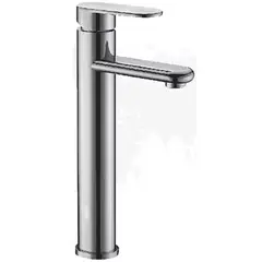 XM - MEZCLADORA MONOCOMANDO PARA LAVATORIO ALTO CROMADO M0106A