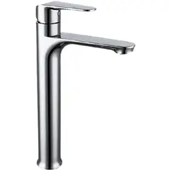 XM - MEZCLADORA MONOCOMANDO PARA LAVATORIO ALTO CROMADO M038A