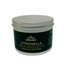 GENERICO - Vela aroma Citronela 100 gramos en lata de aluminio.