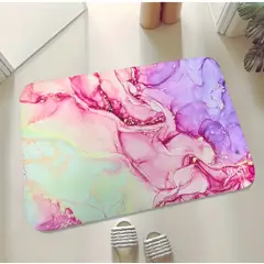 SM - ALFOMBRA ANTIDESLIZANTE PARA HOGAR 40X60 CM ROSADO