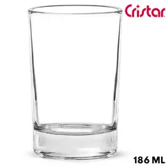 CRISTAR - SET De 6 Vasos Para Jugo 180 Ml-Cristar