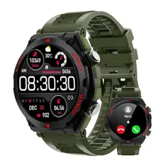 FITNESS - Smart Watch Tracker S66 Android IOS Army Green Bluetooth