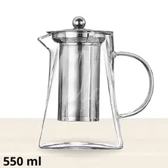 ICHIMATSU - Tetera de vidrio borosilicato con filtro 550 ml