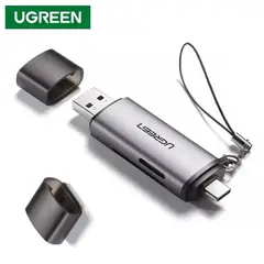 UGREEN - Lector De Tarjetas Sd Tf 5 Gbps Usb 3.0 Usb C