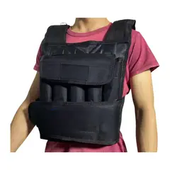 GENERICO - Chaleco con Peso o Lastrado Ajustable de 20 Kg. - Regulable