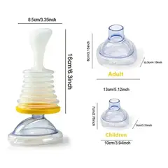 GENERICO - Anti Atragantamiento Aspirador Anti Asfixia Niño Y Adultos