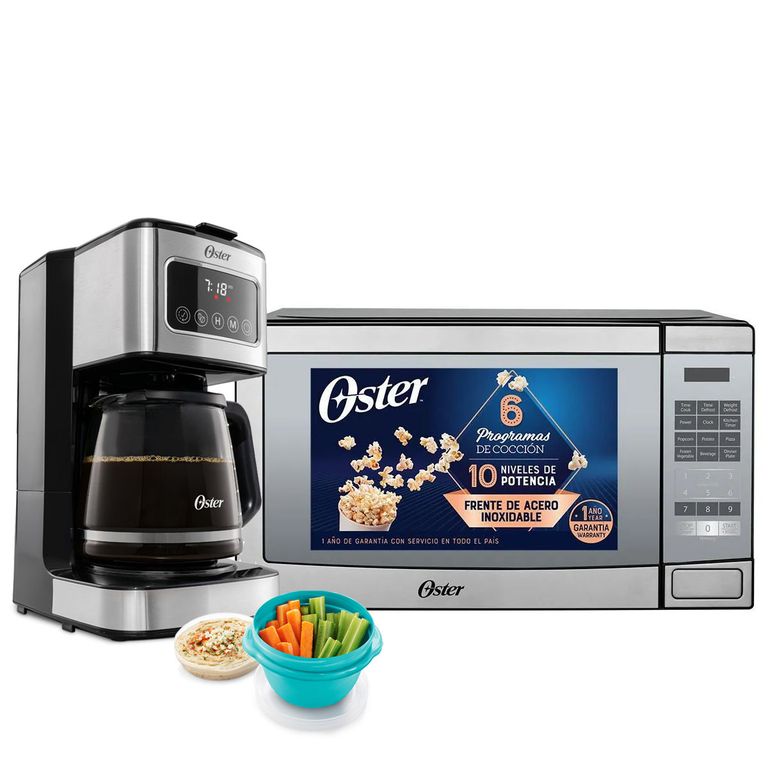 Cafetera Bvstdc4403 + Horno Microondas 20L POGYME3703M