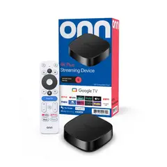 ONN - 4K Plus UHD Streaming Box 16GB 2GB RAM Chromecast Google TV