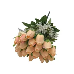 FLORIPA - Bouquet de 18 Botones de Rosas Artificiales de 40cm BG418023-NAR FLORIPASTORE