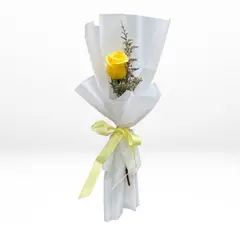 GENERICO - 1 Rosa amarilla - Flores amarillas - Ramo de flores