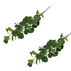 FLORIPA - Set de 2 Varas de Hojas Tipo Trebol de 80cm 8503-1 FLORIPASTORE