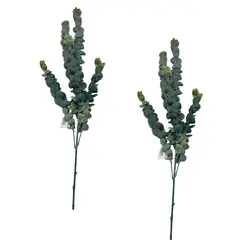 FLORIPA - Set de 2 Varas de Hojas de Eucalipto de 82cm BG230512 FLORIPASTORE