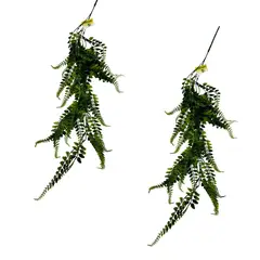 FLORIPA - Set de 2 Colgantes de Hojas de Helecho de 80cm BG420037 FLORIPASTORE