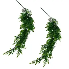 FLORIPA - Set de 2 Colgantes de Hojas de Helecho de 80cm BG420039 FLORIPASTORE