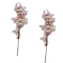 FLORIPA - Set de 2 Varas de Flor de Manzano de 113cm 2336-ROSA LIGHT FLORIPASTORE