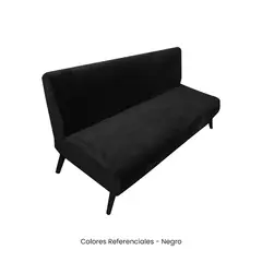 VIURE - 1 Funda Nacional de Terciopelo para Futón - Negro