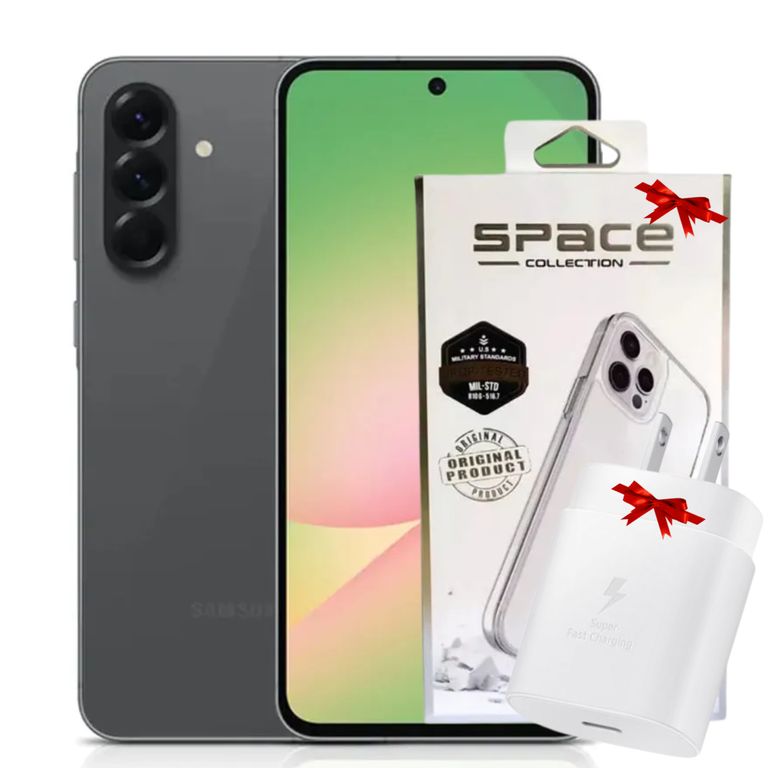 GALAXY A56 5G 12GB - 256GB + CASE SPACE + ADAPTADOR 25W - NEGRO