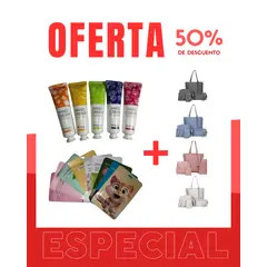 BIOAQUA - 10 mascarillas faciales + 2 cremas de manos + obsequio