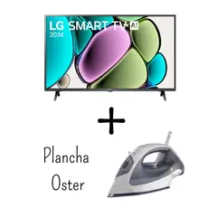LG - Televisor 43 Pulgadas FHD WebOS 43LR6000PSA + Plancha Oster GCSTBS3802 (Combo)