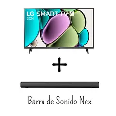 LG - Televisor 43 Pulgadas FHD WebOS 43LR6000PSA + Barra de Sonido Nex PSB32 (Combo)