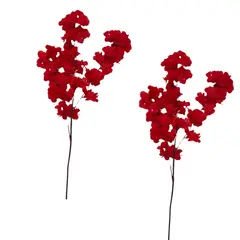 FLORIPA - Set de 2 Flores Artificiales Colgantes de 95cm 2396-RJ FLORIPASTORE