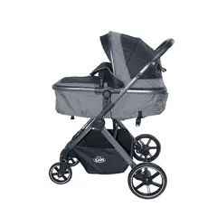 BABY CAM - Coche moisés londres gris