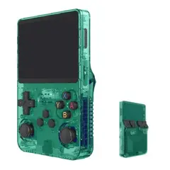 GENERICO - CONSOLA R36S PORTATIL JUEGO VERDE