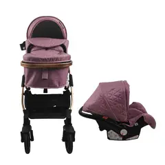 BABY CAM - Coche travel system galaxy rosado