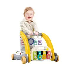 BABY CAM - Gimnasio 2 en 1 gris amarillo