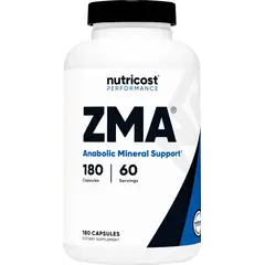 NUTRICOST - ZMA Zinc Magnesio Vitamina B6 Zinc Monometionina Aspartato