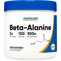 NUTRICOST - Beta Alanina Beta Alanine 300 gramos