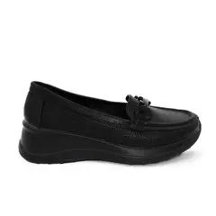 STHEF - MOCASIN MUJER NEGRO 8121