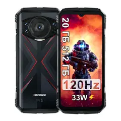 DOOGEE - Celular S118 20GB+512GB 10800mAh - Rojo