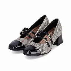 PICCADILLY - ZAPATO MUJER VESTIR OFF WHITE/PRETO 74804100000001