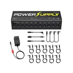 DONNER - Fuente De Alimentación Pedales10 Salidas Guitarra Electrica