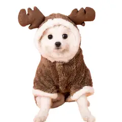 GIOIO - Chaleco Navidad para Perro - Disfraz de Reno XL