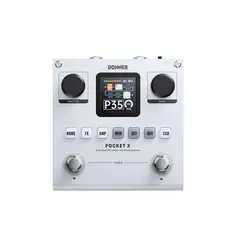 DONNER - Pedal Multiefecto PocketX Recargable Guitarra ElectricaBajo