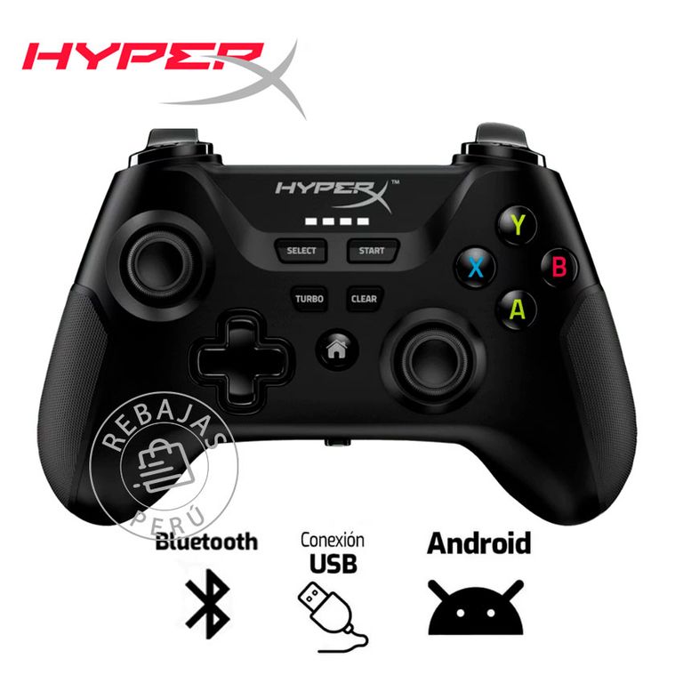 Gamepad Clutch Compatible con Pc USB-C Bluetooth y 24GHz